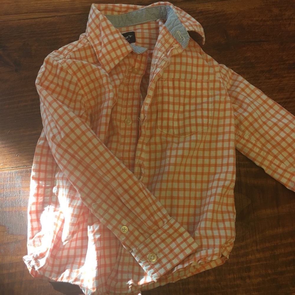 Boys carters button down top 3T